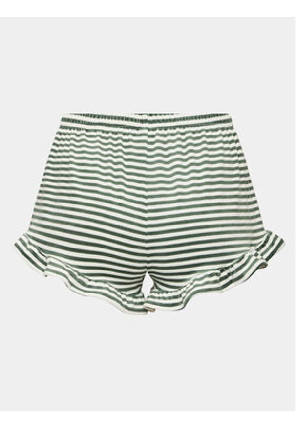 Hunkemöller Szorty piżamowe 203211 Zielony Comfortable Fit. Kolor: zielony. Materiał: syntetyk