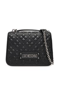 Love Moschino - LOVE MOSCHINO Torebka JC4000PP1NLA000B Czarny. Kolor: czarny. Materiał: skórzane