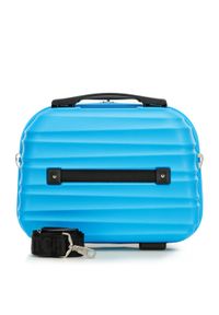Wittchen - Komplet walizek z ABS-u z żebrowaniem niebieski. Kolor: niebieski. Materiał: guma. Styl: elegancki #8