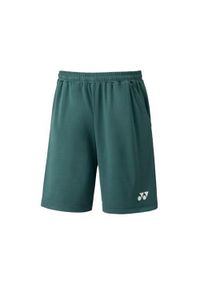 YONEX - Spodnie badminton męskie Yonex Club Team 2023. Kolor: zielony. Materiał: materiał, syntetyk. Długość: krótkie