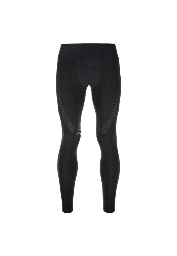 Legginsy Kilpi Gears. Kolor: czarny. Materiał: nylon. Sport: bieganie, fitness