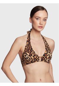 Lauren Ralph Lauren Góra od bikini 20381038 Beżowy. Kolor: beżowy. Materiał: syntetyk #1