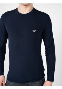 Emporio Armani Longsleeve | 1119843-F511 | Mężczyzna | Granatowy. Okazja: na co dzień. Kolor: niebieski. Materiał: elastan. Długość rękawa: długi rękaw. Styl: casual, elegancki #4