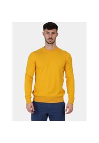 Sweter męski TBS Malykron. Kolor: żółty