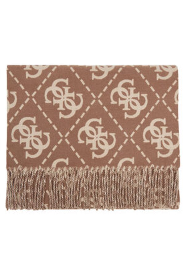 Guess Szalik W5BZ33 Z4210 Beżowy. Kolor: beżowy. Materiał: poliester