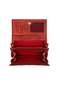 PAOLO PERUZZI - Zestaw damski Paolo Peruzzi ZUP-37-RD czerwony. Kolor: czerwony. Materiał: skóra #1