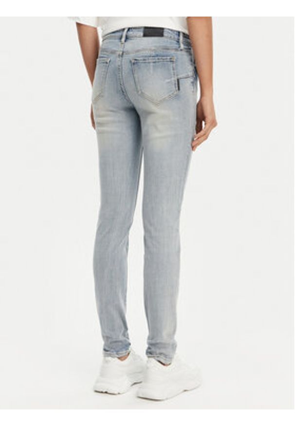 Armani Exchange Jeansy XW000129 AF12853 MB001 Niebieski Super Skinny Fit. Kolor: niebieski