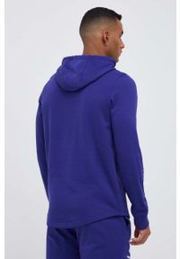 Under Armour bluza męska kolor fioletowy z kapturem z nadrukiem. Okazja: na co dzień. Typ kołnierza: kaptur. Kolor: fioletowy. Wzór: nadruk. Styl: casual #5