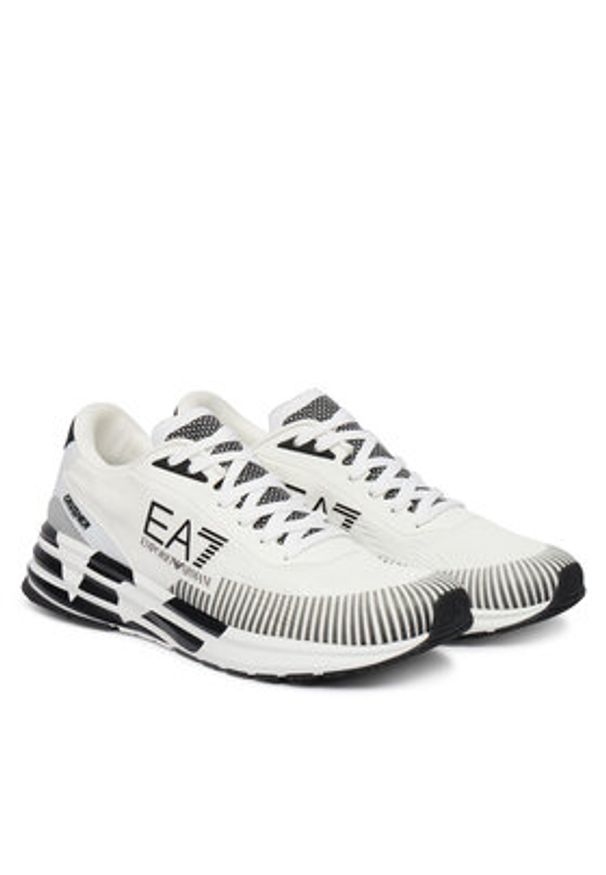 EA7 Emporio Armani Sneakersy 7X000651 AF23103 MZ021 Biały. Kolor: biały. Materiał: materiał