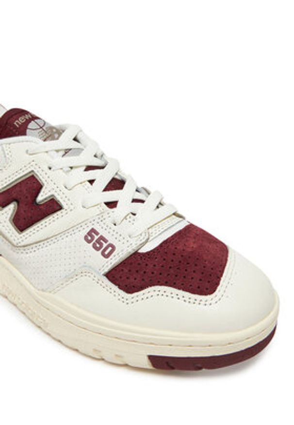 New Balance Sneakersy BB550LEZ Beżowy. Kolor: beżowy. Materiał: skóra