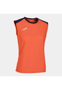 Koszulka do koszykówki damska Joma Eco Championship bez rękawów. Kolor: pomarańczowy, niebieski, wielokolorowy. Długość rękawa: bez rękawów #1