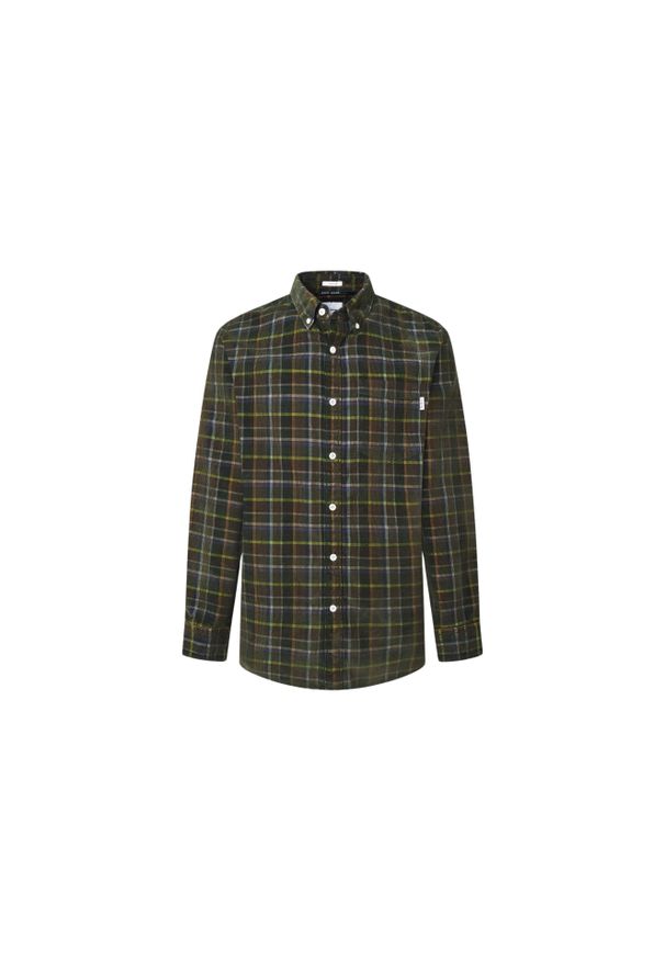 Koszula Pepe Jeans Max. Kolor: zielony