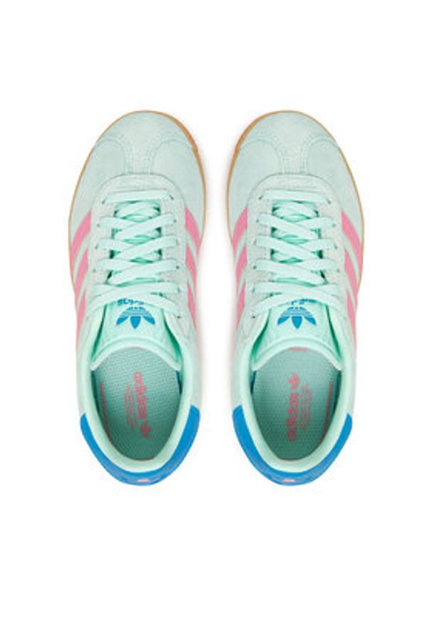 Adidas - adidas Sneakersy Gazelle JP7130 Zielony. Kolor: zielony. Materiał: zamsz, skóra. Model: Adidas Gazelle