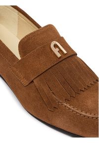 Furla Loafersy Heritage YM43FHE Y61000 PT 03B00 Brązowy. Kolor: brązowy. Materiał: skóra, zamsz #5