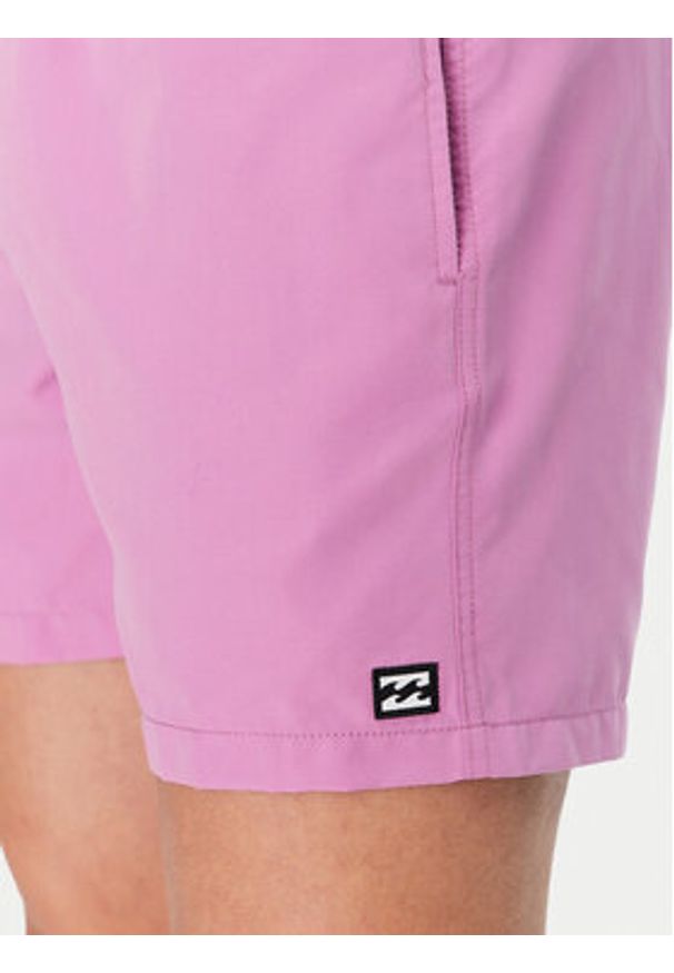 Billabong Szorty kąpielowe All Day EBYJV00134 Fioletowy Regular Fit. Kolor: fioletowy. Materiał: syntetyk
