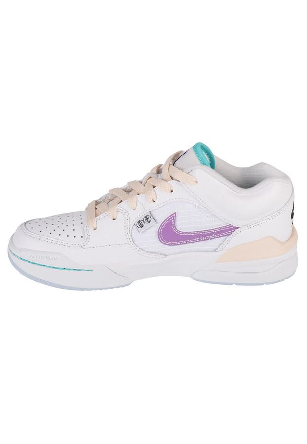Buty do koszykówki damskie, Nike Wmns Air Jordan Stadium 90. Kolor: biały. Materiał: guma, skóra, tkanina, materiał, syntetyk. Model: Nike Air Jordan. Sport: koszykówka