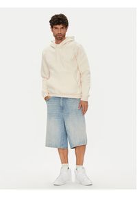 Adidas - adidas Bluza Trefoil Essentials HZ3598 Écru Regular Fit. Materiał: bawełna