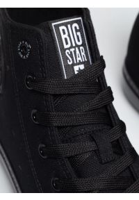 Big-Star - Trampki męskie wysokie czarne FF174550 906. Wysokość cholewki: przed kolano. Nosek buta: okrągły. Kolor: czarny. Materiał: tkanina, guma, materiał. Szerokość cholewki: normalna. Styl: klasyczny, sportowy #4