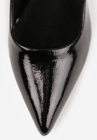 Born2be - Czarne Lakierowane Szpilki Vices ze Skórzaną Wkładką Iralde. Okazja: na co dzień, na spotkanie biznesowe, na ślub cywilny, do pracy, na wesele. Kolor: czarny. Materiał: skóra, lakier. Obcas: na szpilce. Styl: casual, biznesowy, klasyczny #7