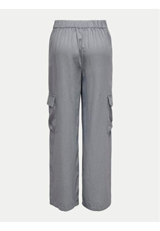 JDY Spodnie materiałowe Say 15325001 Szary Wide Leg. Kolor: szary. Materiał: len