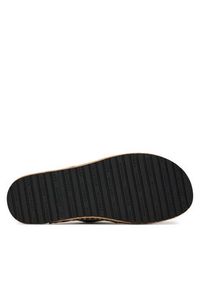 TOMMY HILFIGER - Tommy Hilfiger Espadryle Flex Jutte Hilfiger Lth Sandal FM0FM05646 Czarny. Kolor: czarny. Materiał: skóra