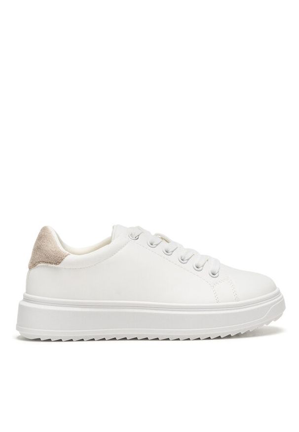 DeeZee Sneakersy AM1114 Biały. Kolor: biały. Materiał: materiał, syntetyk