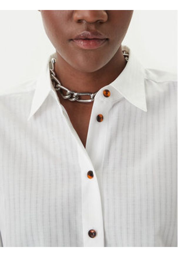 Hugo - HUGO Koszula Erigeron 50559507 Biały Relaxed Fit. Kolor: biały. Materiał: bawełna