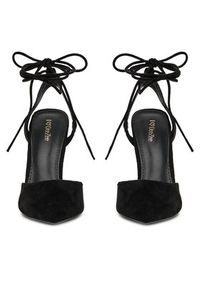 DeeZee Szpilki AB-1439-1 Czarny. Kolor: czarny. Materiał: materiał. Obcas: na szpilce #6