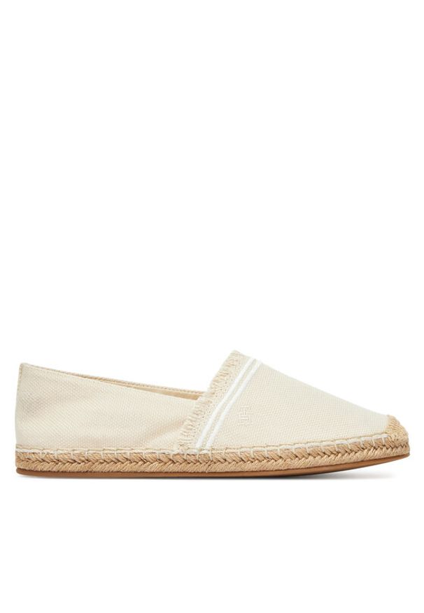 TOMMY HILFIGER - Tommy Hilfiger Espadryle Fringe Canvas Closed Espadrille FW0FW08881 Beżowy. Kolor: beżowy. Materiał: materiał