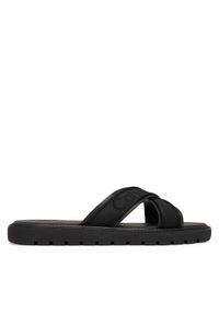 Calvin Klein Klapki Sq Molded Sandal Xcross Wb HM0HM02101 Czarny. Kolor: czarny. Materiał: materiał #1