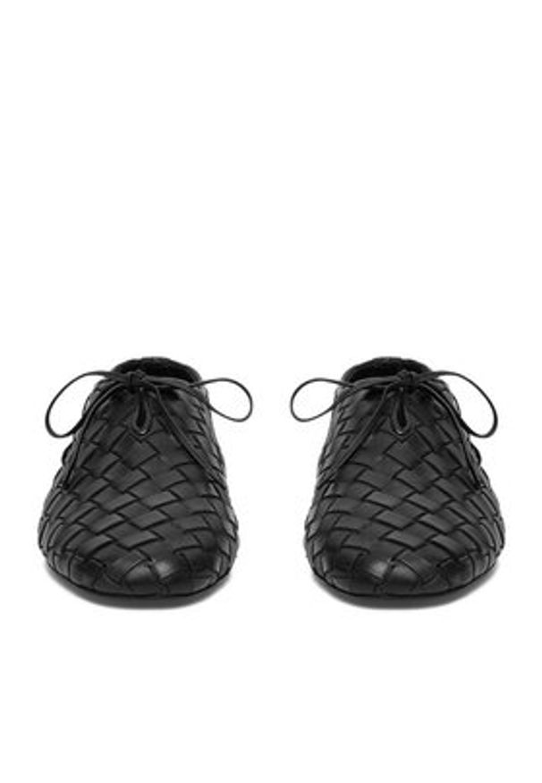 Gino Rossi - GINO ROSSI Półbuty EO-26SS02 Czarny. Kolor: czarny. Materiał: skóra