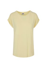 Damska modalna koszulka off-shoulder Koszulka Urban Classics GT. Kolor: żółty #1