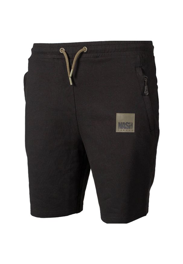 Spodenki Wędkarskie Męskie Z Logo Nash Make It Happen Shorts Box Black. Kolor: czarny