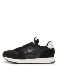 Calvin Klein Jeans Sneakersy Retro Runner Laceup Refl YM0YM00742 Czarny. Kolor: czarny. Materiał: materiał #4