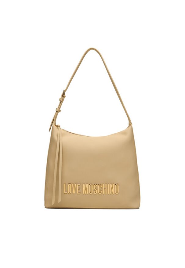 Love Moschino - LOVE MOSCHINO Torebka JC4108PP1OKD0129 Beżowy. Kolor: beżowy. Materiał: skórzane