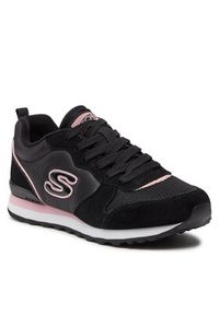 skechers - Skechers Sneakersy Step N Fly 155287/BLK Czarny. Kolor: czarny. Materiał: skóra, zamsz