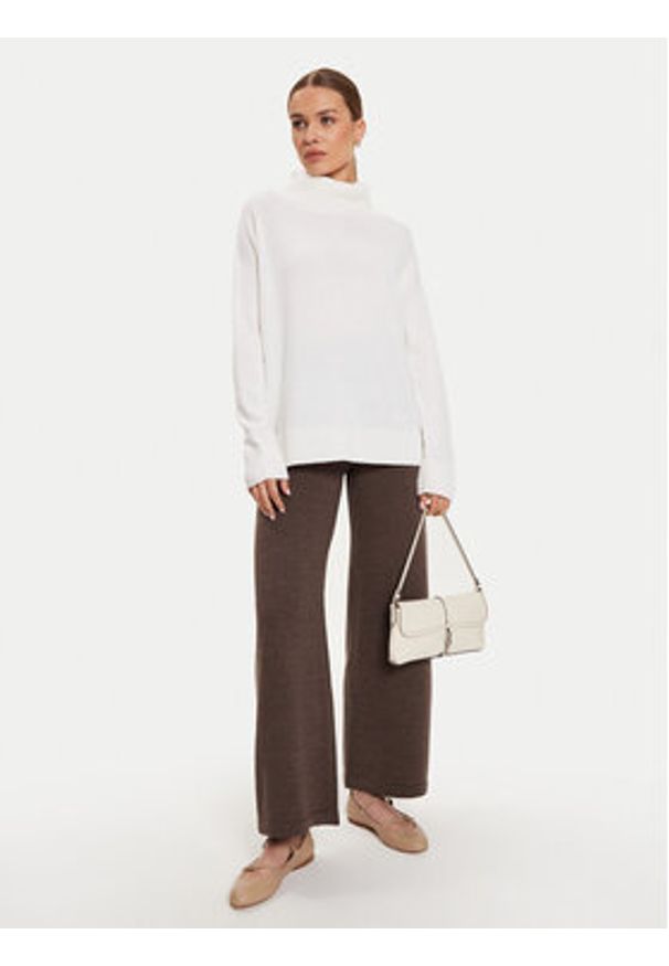 Max Mara Leisure Spodnie materiałowe Epopea 2426336038600 Brązowy Regular Fit. Kolor: brązowy. Materiał: wełna