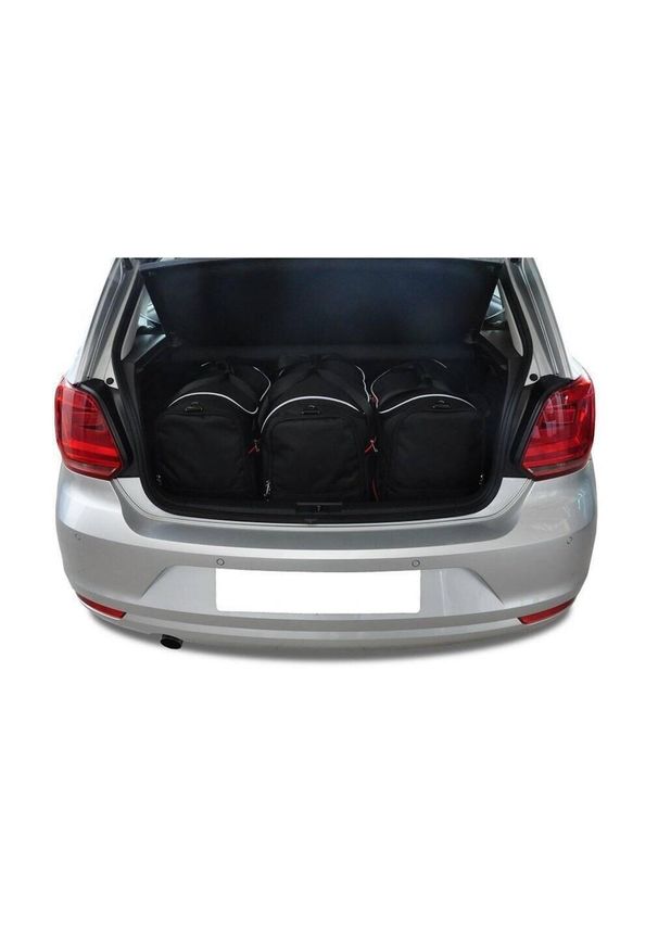 KJUST - Torby Do Bagażnika Vw Polo 5 2009-2017 3Szt Kjust. Kolor: czarny. Styl: sportowy