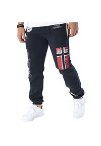 Geographical Norway - Spodnie turystyczne męskie Geonorway Expedition Moliere. Kolor: niebieski. Materiał: poliester, bawełna. Sezon: lato. Sport: turystyka piesza #1