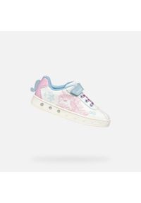 Geox - Buty GEOX J SKYLIN GIRL Biały. Kolor: różowy, biały, wielokolorowy. Materiał: tkanina, syntetyk. Sport: turystyka piesza #1