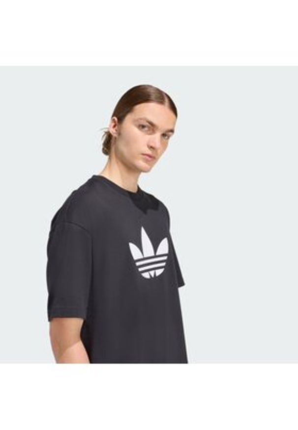 Adidas - adidas T-Shirt adicolor Trefoil KD4091 Czarny Loose Fit. Kolor: czarny. Materiał: bawełna