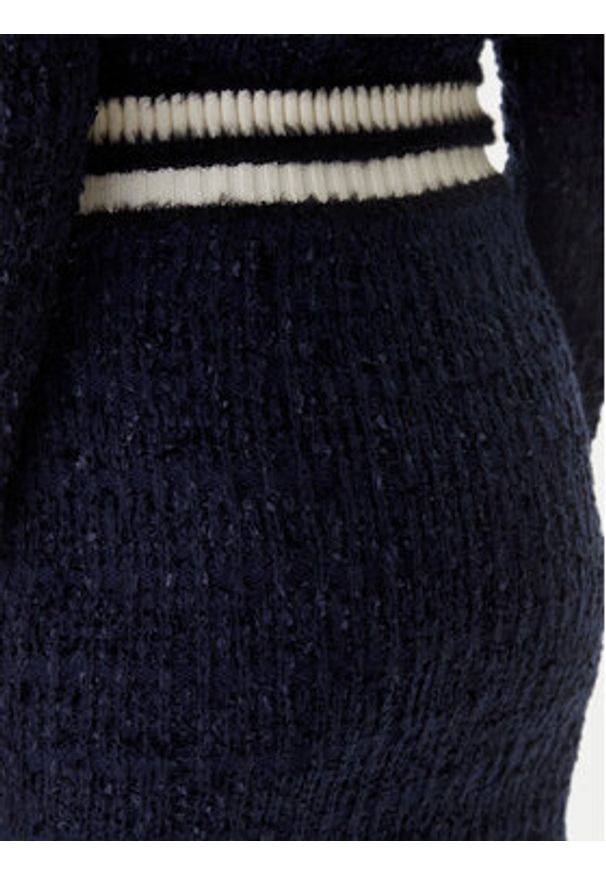 Guess Spódnica ołówkowa W5BD1X Z4090 Granatowy Slim Fit. Kolor: niebieski. Materiał: syntetyk