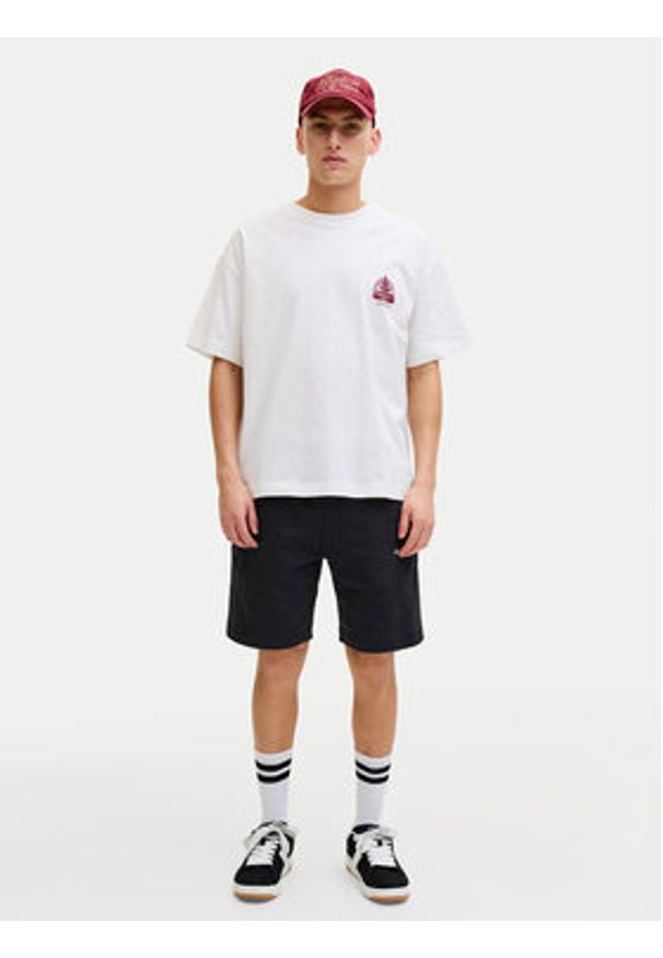 Jack & Jones Szorty sportowe Karl Norrebro 12292565 Czarny Regular Fit. Kolor: czarny. Materiał: bawełna. Styl: sportowy