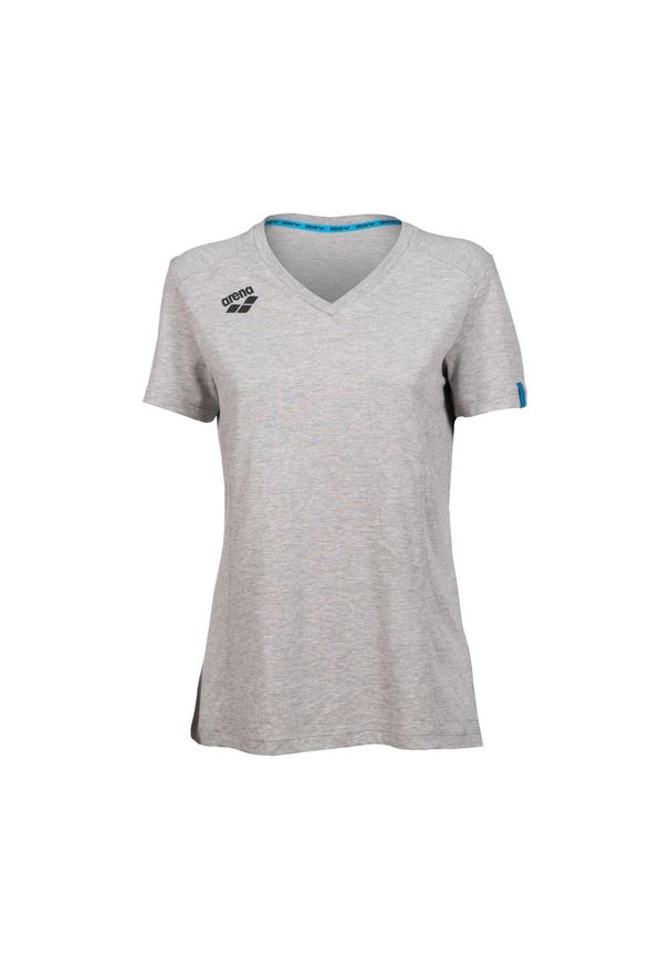 Koszulka damska Arena Team T-Shirt Panel. Kolor: szary. Materiał: bawełna. Sport: fitness