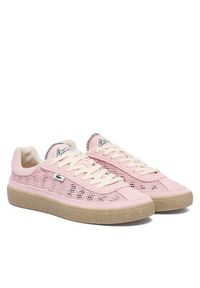 Lacoste Sneakersy Baseshot Lite 51SFA0090 Różowy jasny. Kolor: różowy. Materiał: materiał #4