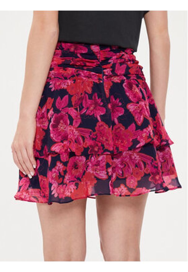 Morgan Spódnica mini 241-JUANE.F Różowy Regular Fit. Kolor: różowy. Materiał: syntetyk