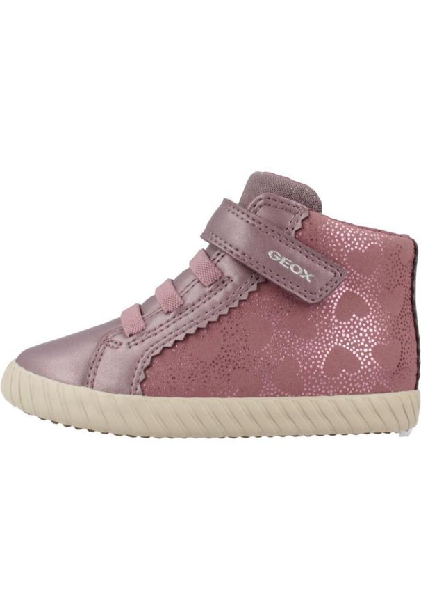 Geox - Buty GEOX B MIRROLESS Rose. Kolor: różowy. Materiał: syntetyk, tkanina. Sport: turystyka piesza
