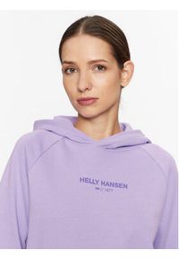 Helly Hansen Bluza Core 54033 Fioletowy Regular Fit. Kolor: fioletowy. Materiał: bawełna #2