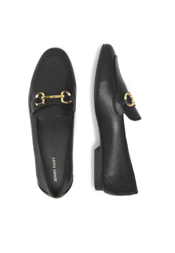 Jenny Fairy Loafersy ERINE WYL3649-1 Czarny. Kolor: czarny. Materiał: skóra