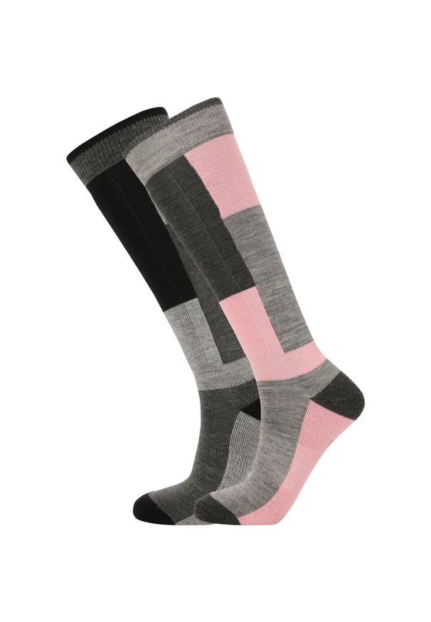 Skarpetki narciarskie Whistler Corsicana 2-Pack. Kolor: różowy. Sport: narciarstwo